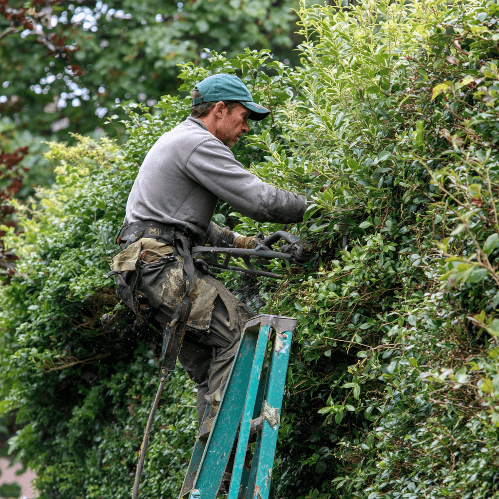 Hedge trimming specialist while working in Kingston